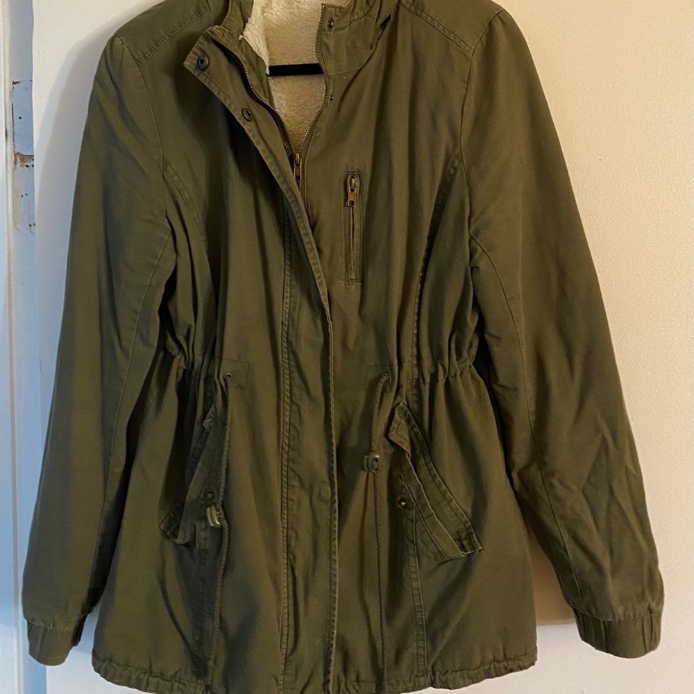Papaya Olive Jacket